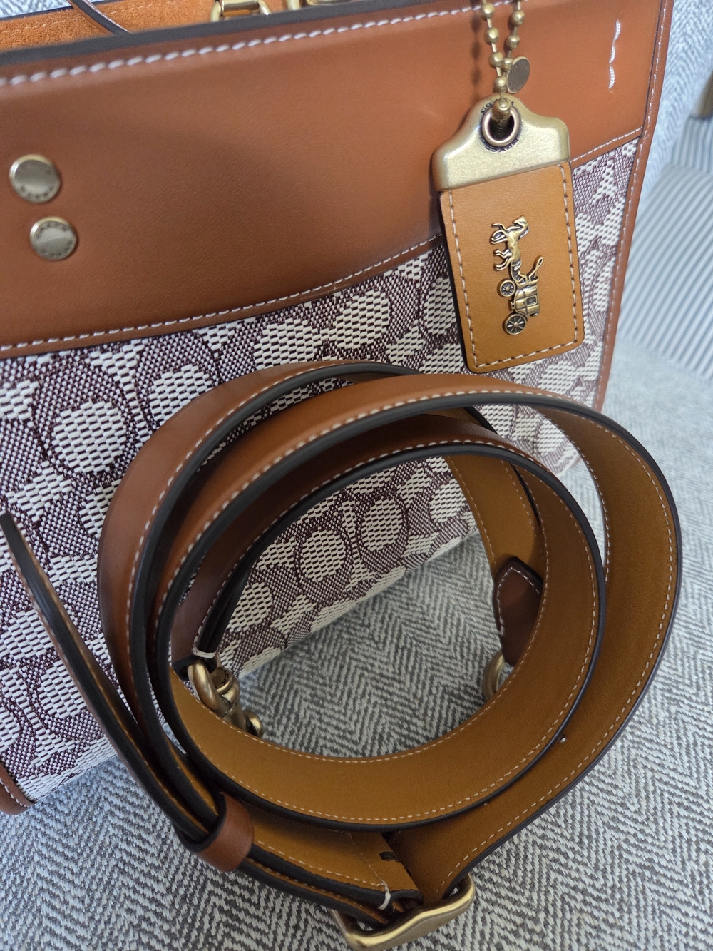 Coach Rogue 25 Signature Textile Jacquard C6444 - Picture 7 of 13